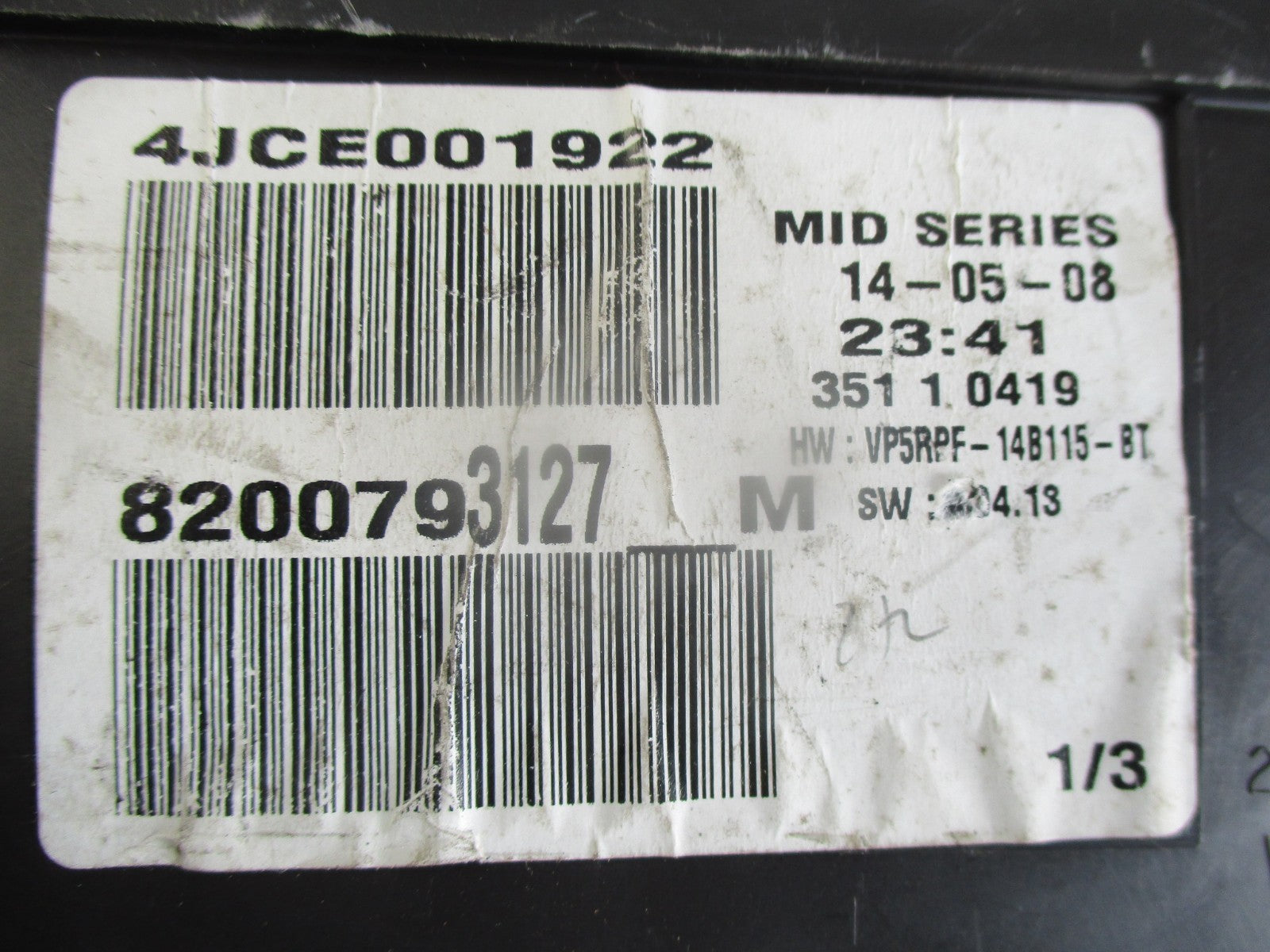 2005 RENAULT MEGANE 1.6 PETROL SPEEDOMETER SPEEDO INSTRUMENT CLOCKS 8200793127
