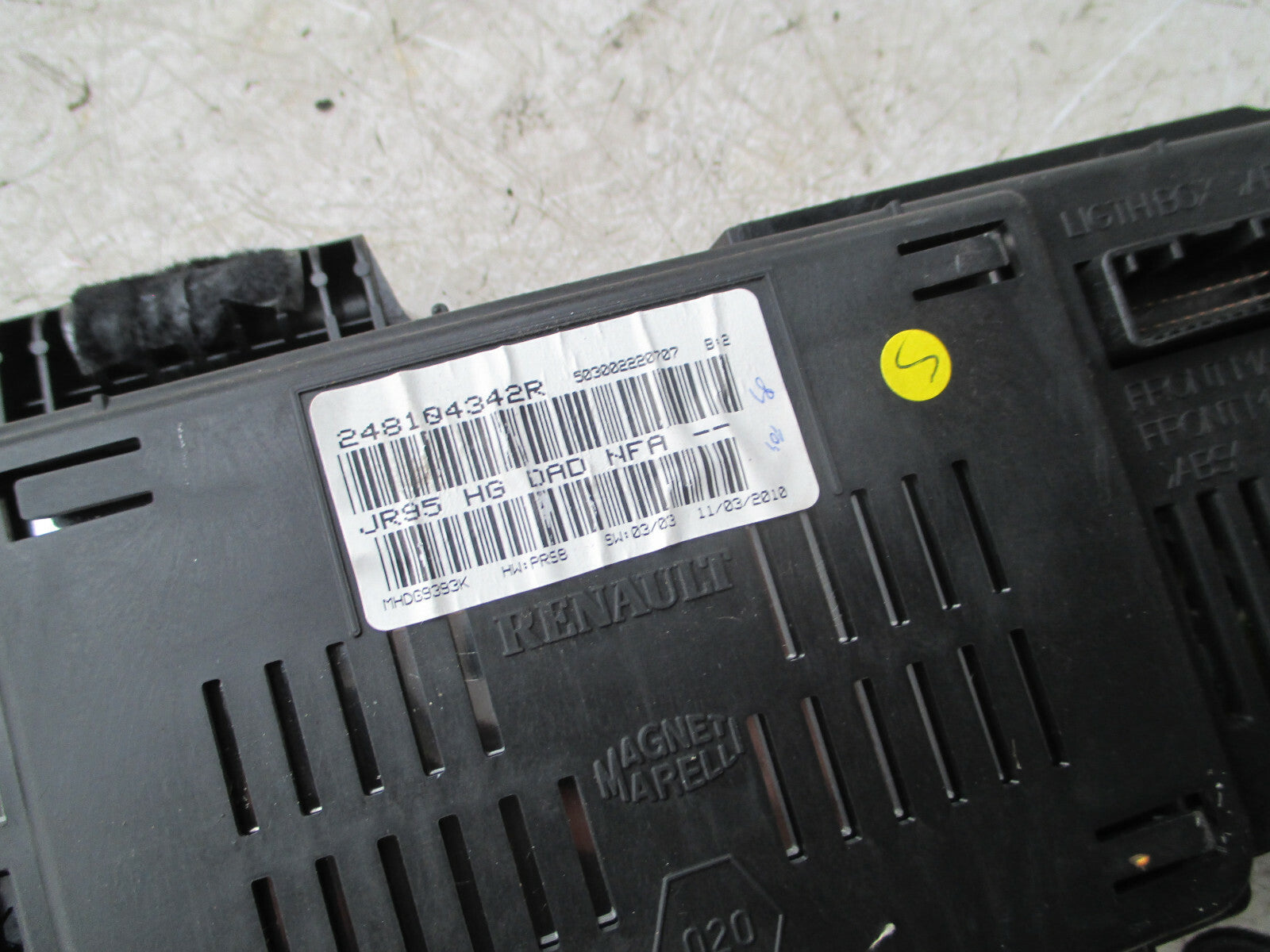 RENAULT SCENIC MK3 2012 2.0 DIESEL SAT NAV CLOCK SPEEDOMETER DISPLAY 248104342R