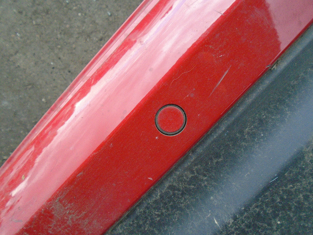 NISSAN QASHQAI J11 2018 REAR COMPLETE BUMPER WITH PDC SENSOR RED