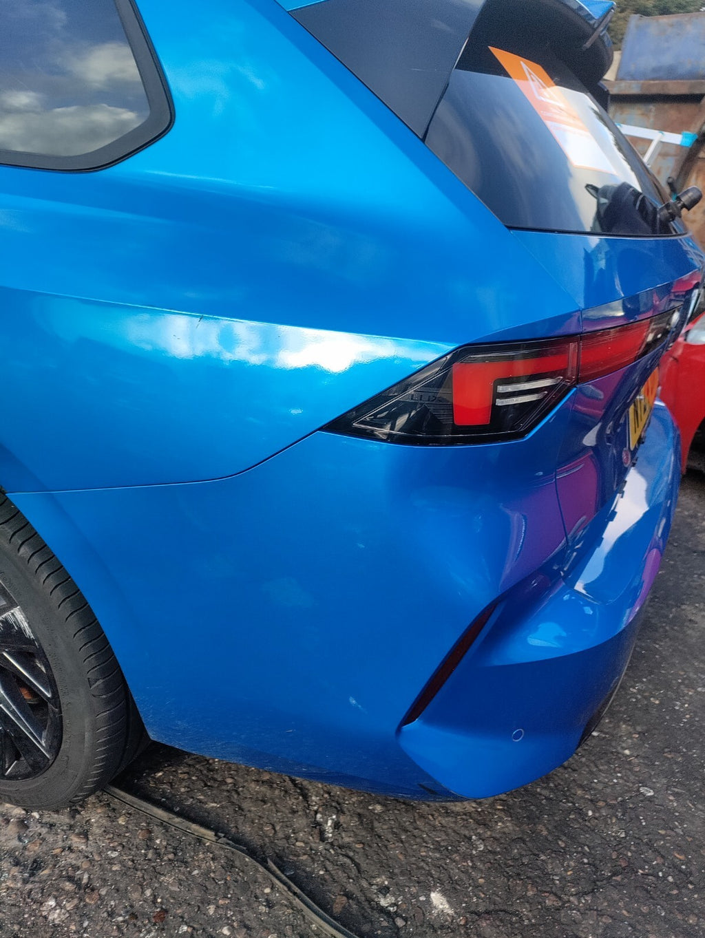 2024 VAUXHALL ASTRA L ESTATE REAR COMPLETE BUMPER COBALT BLUE METALLIC ESM