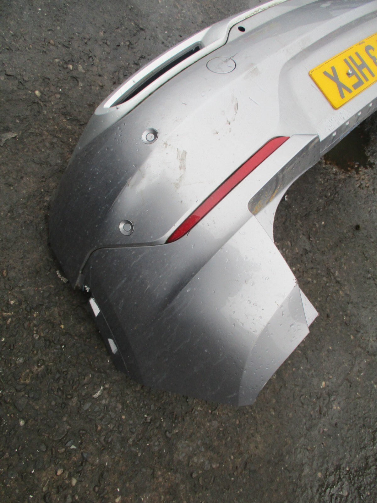 2023 VAUXHALL GRANDLAND REAR COMPLETE BUMPER PSC SENSORS DIFFUSER GREY