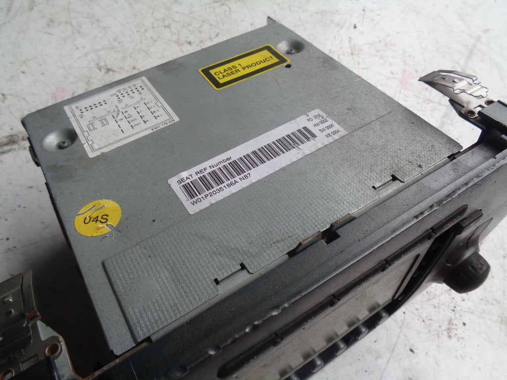 SEAT LEON MK2 2007 1.9 DIESEL STEREO RADIA HEAD UNIT w01p2035186a n87