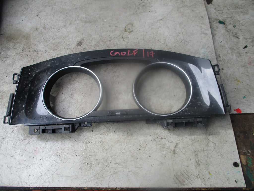 2017 VOLKSWAGEN GOLF SPEEDOMETER INSTRUMENT CLUSTER SURROUND TRIM 15G0919069