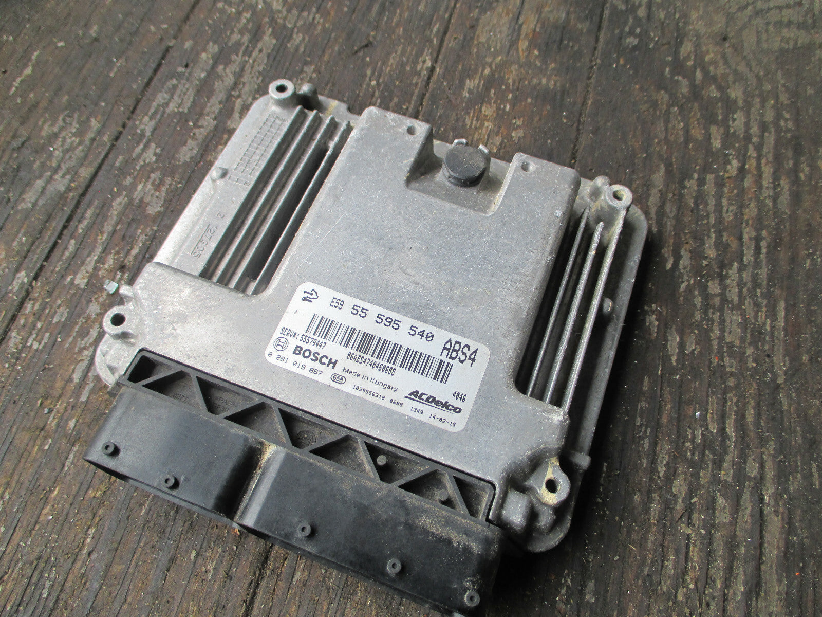 VAUXHALL INSIGNIA MK1 2015 2.0 DIESEL ECU ENGINE CONTROL MODULE UNIT 55595540