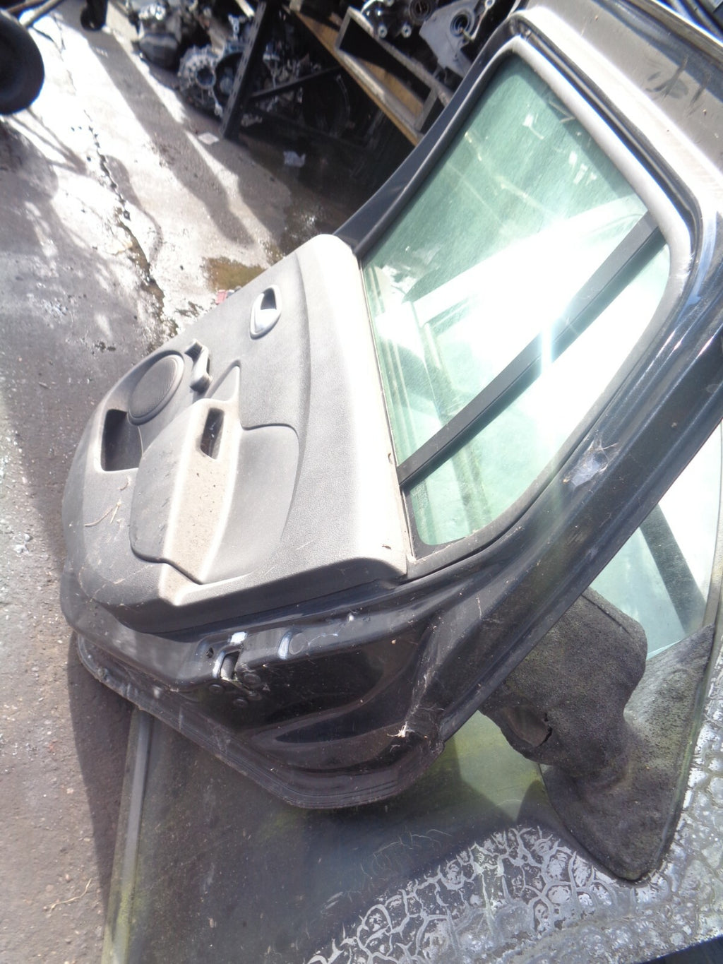 DACIA LOGAN MK2 MCV ESTATE OSR DRIVER SIDE REAR DOOR COMPLETE GREY