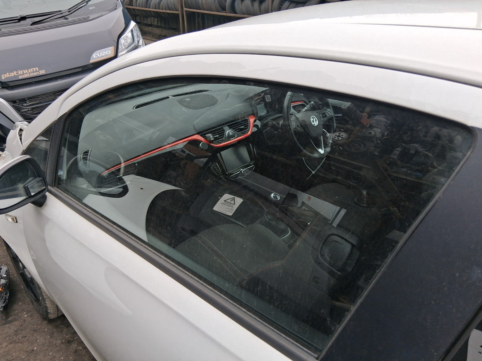2019 VAUXHALL CORSA E 3 DOOR NS PASSENGER SIDE LEFT WINDOW GLASS