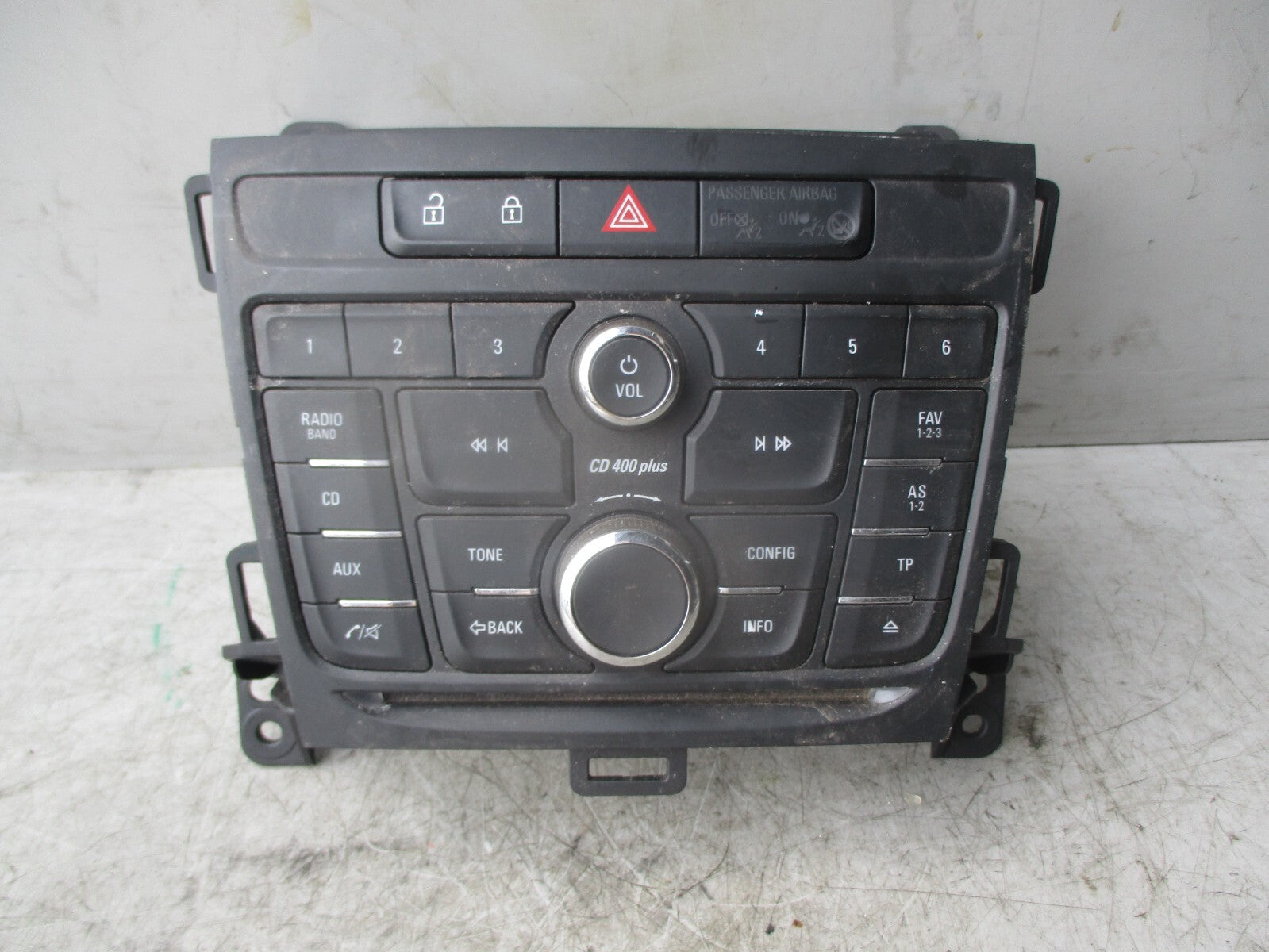 2014 VAUXHALL ZAFIRA C MK3 RADIO STEREO CONTROL SWITCH PANEL 13435410