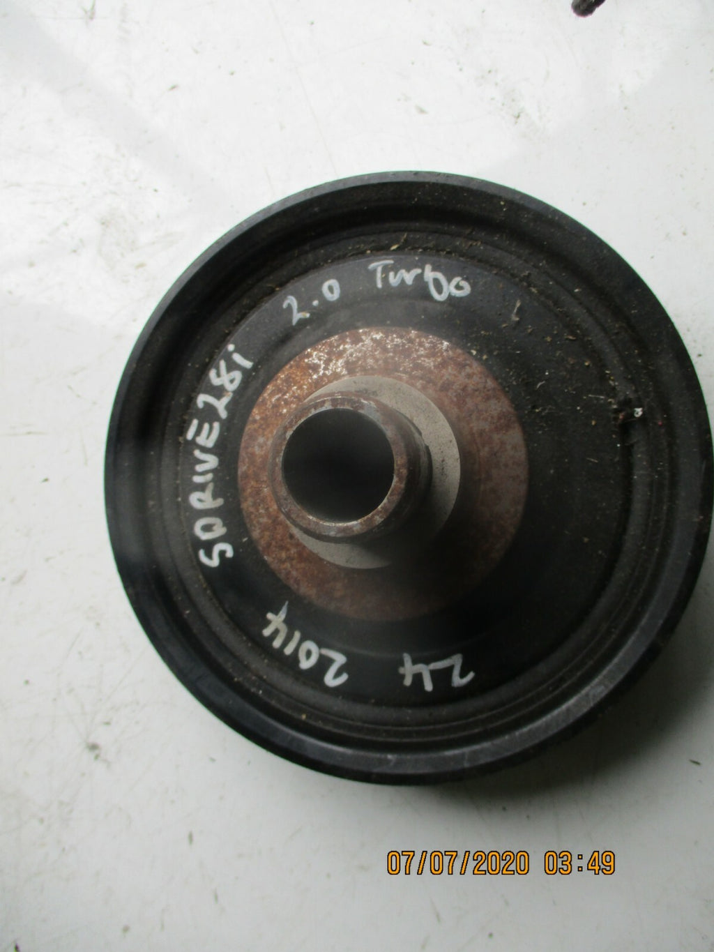BMW Z4 2014 2.0 E89 S DRIVER 28I TURBO  BELT PULLEY WHEEL ASSEMBLY ONLY