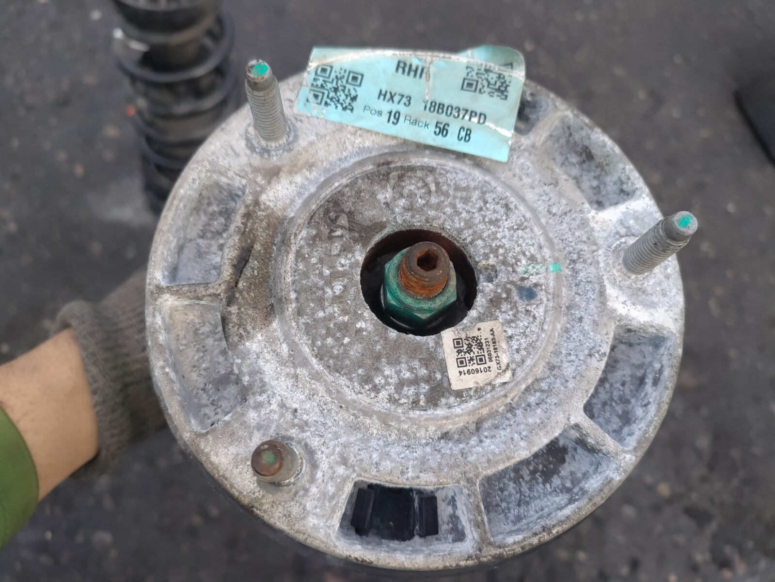 2017 JAGUAR XE X760 2.0 DIESEL OSF DRIVER SIDE SHOCK ABSORBER HX7318B037PD