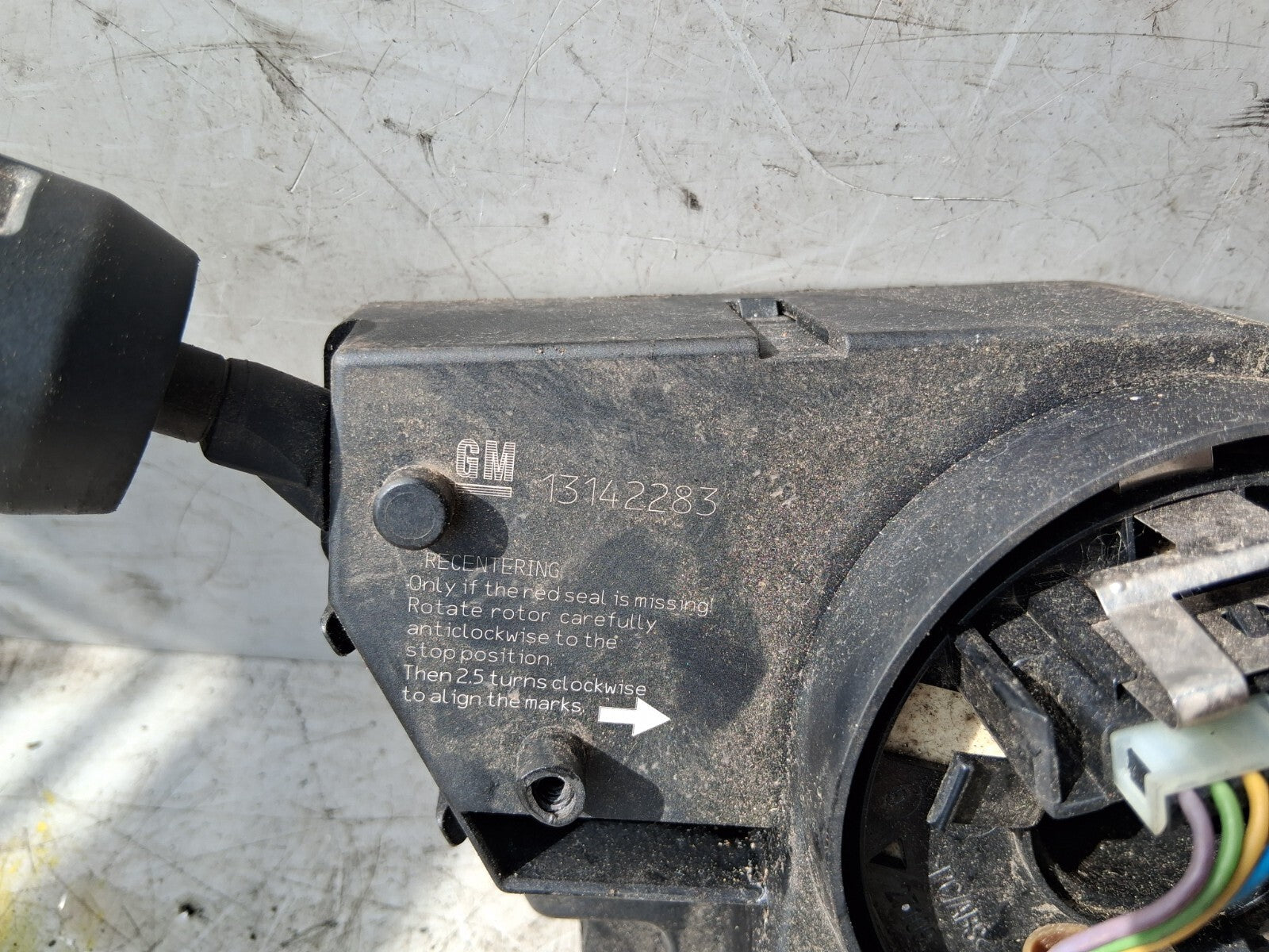 2012 VAUXHALL CORSA D INDICATOR WIPER STALK SWITCH WITH SQUIB 13142283