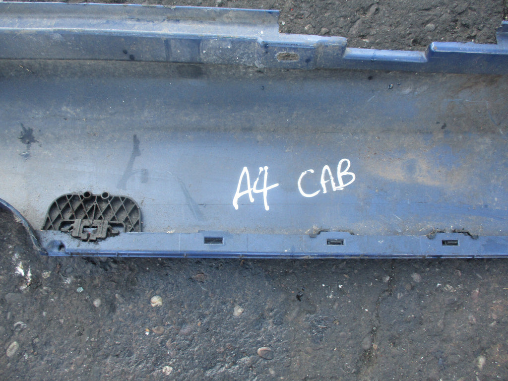 AUDI A4 B7 CONVERTIBLE CABRIOLET NS PASSENGER SIDE LEFT SIDE SKIRT BLUE