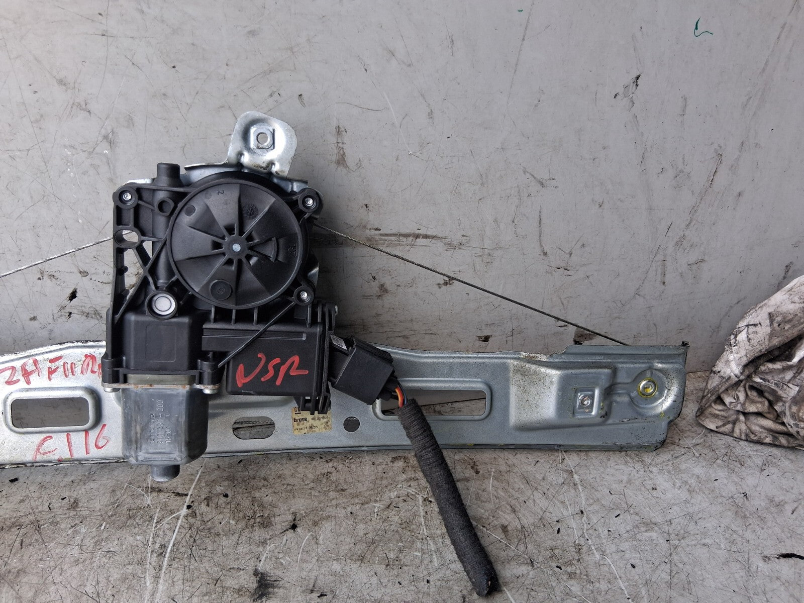 2016 VAUXHALL ZAFIRA C MK3 NSR PASSENGER SIDE WINDOW MOTOR & REGULATOR 910281200