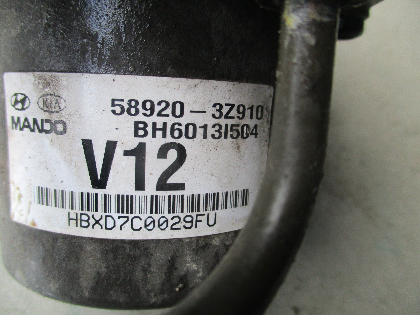 2012 HYUNDAI I40 1.7 DIESEL ABS CONTROL MODULE 589203Z910