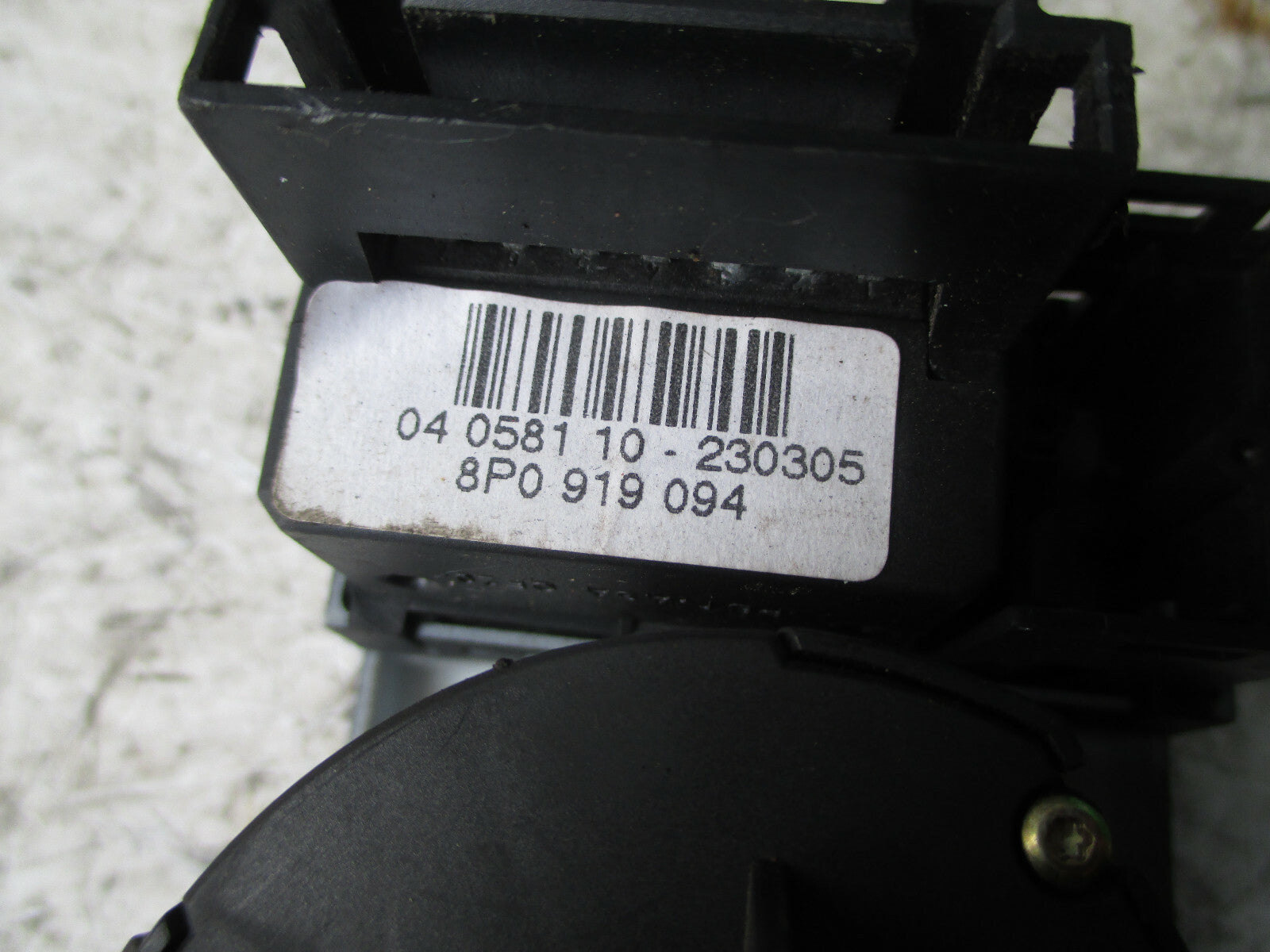 AUDI A1 A3 2001 HEADLIGHT FOG LIGHT AIM CONTROL SWITCH BUTTON 8P0919094