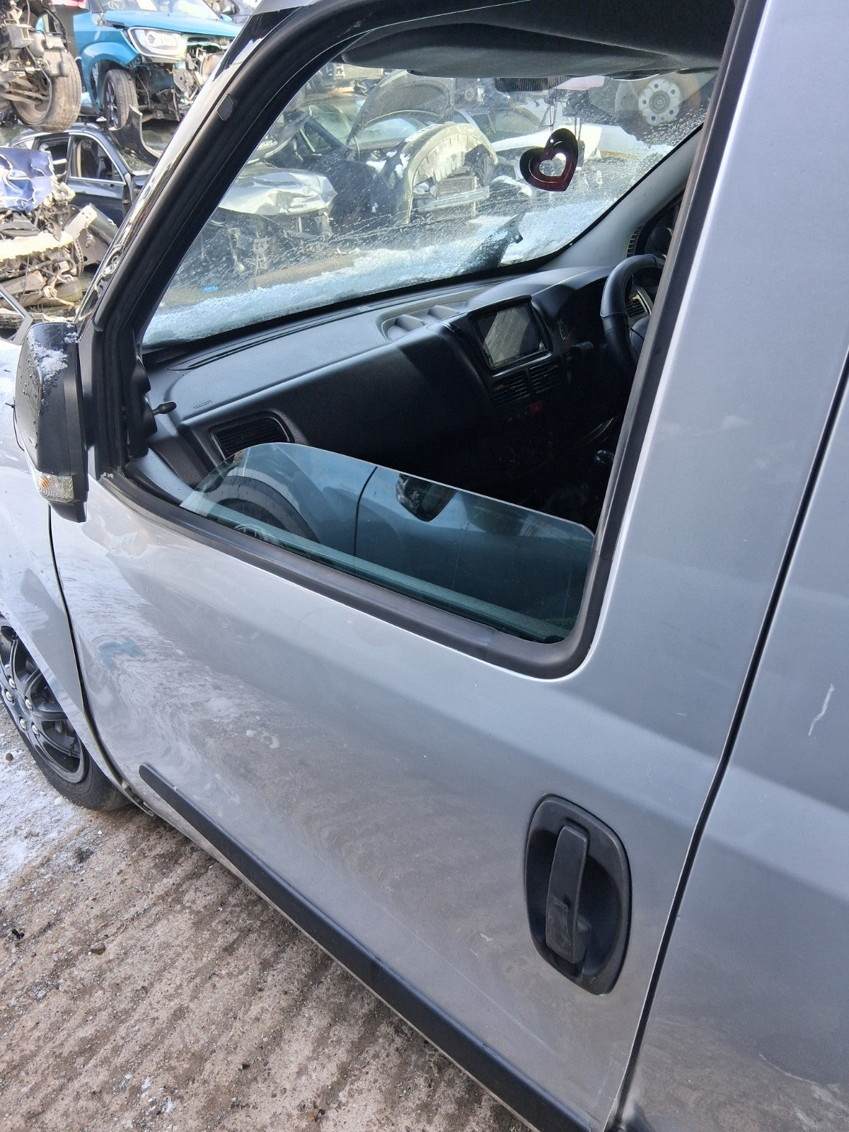 2015 VAUXHALL COMBO D NSF PASSENGER SIDE FRONT LEFT BARE DOOR SILVERFISH 612A