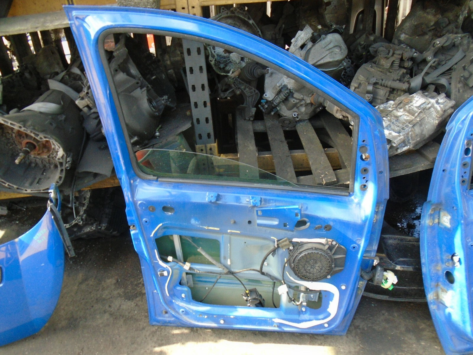 CITROEN DISPATCH 2008 MK2 NSF FRONT PASSENGER SIDE COMPLETE DOOR BLUE