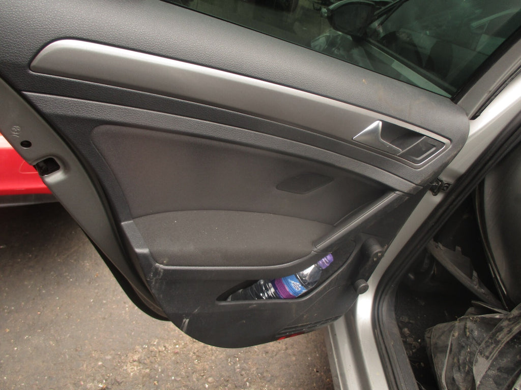 2014 VOLKSWAGEN GOLF MK7 NSF PASSENGER SIDE REAR LEFT DOOR CARD PANEL