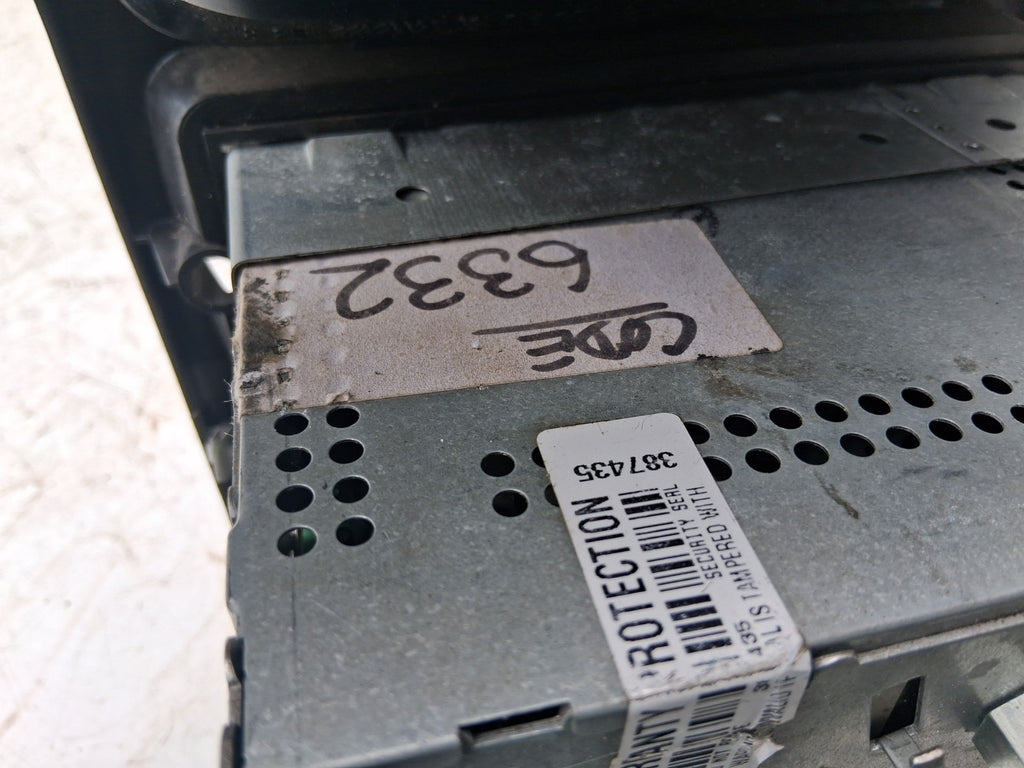 2001 PEUGEOT 206 RADIO CD PLAYER STEREO HEAD UNIT 9641523080