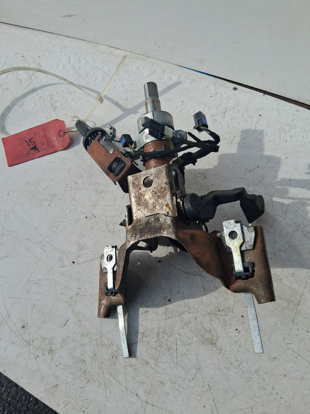 2015 VAUXHALL ADAM UPPER STEERING COLUMN & IGNITION BARREL 13496325