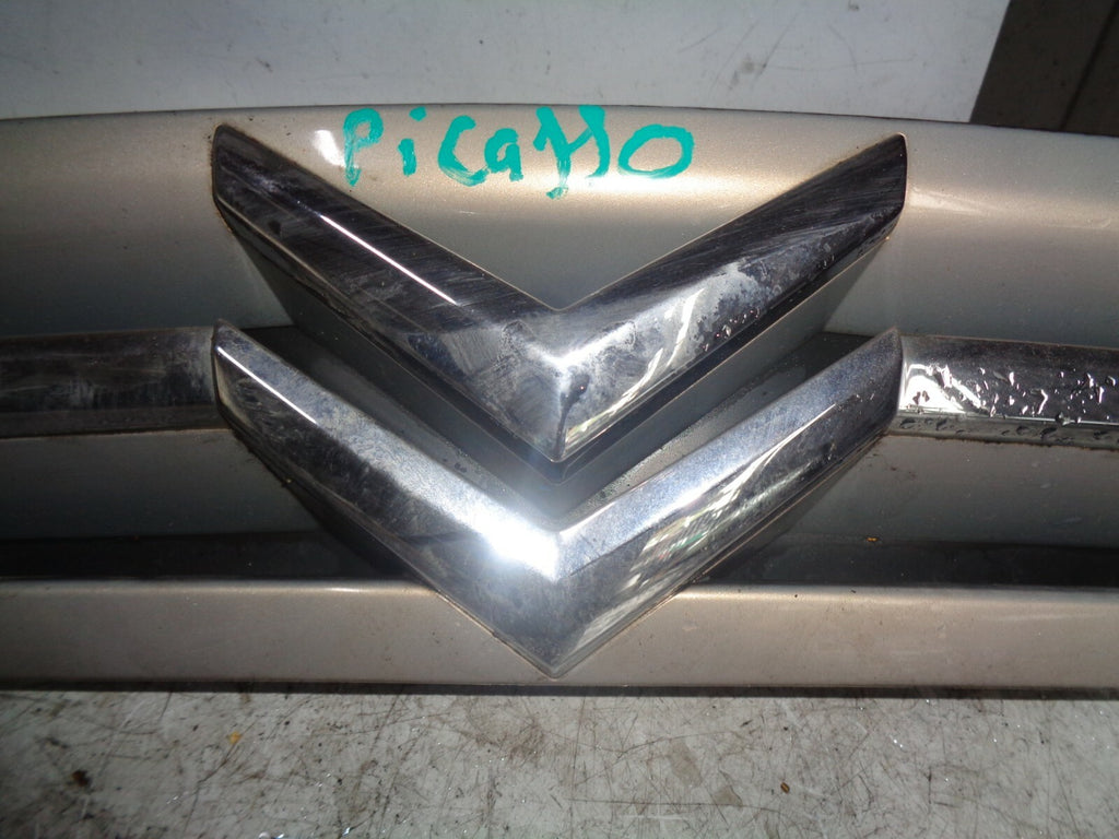 CITROEN XSARA PICASSO 2005 FRONT BUMPER GRILL & BADGE EMBLEM CHROME 9650059377