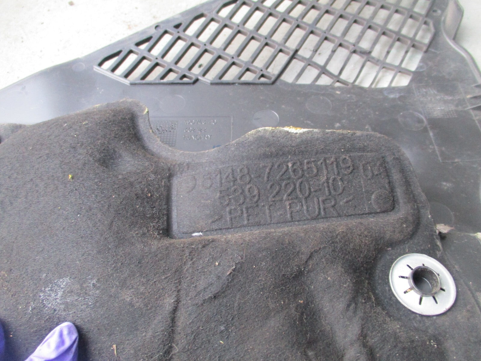 2013 BMW 1 SERIES F20 FRONT WINDSCREEN SCUTTLE PANEL 190746-10