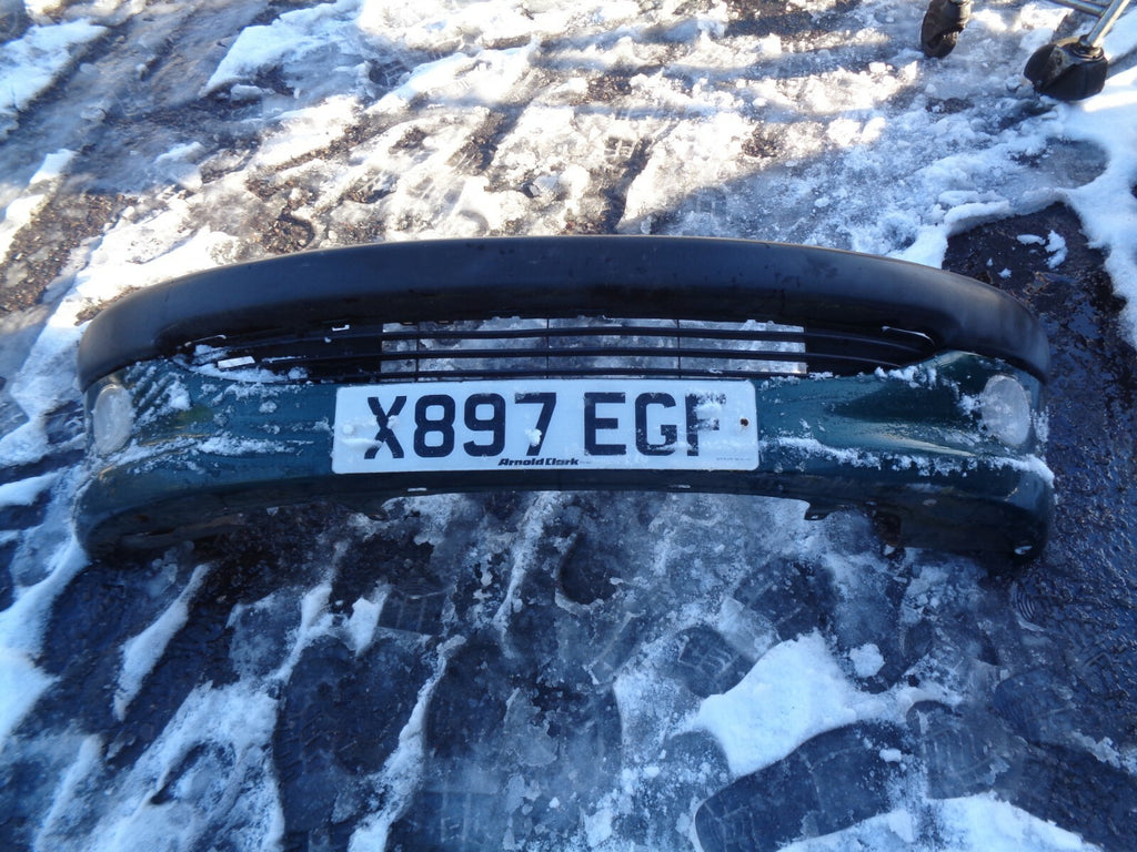 PEUGEOT 206 2001 COMPLETE FRONT BUMPER IN GREEN