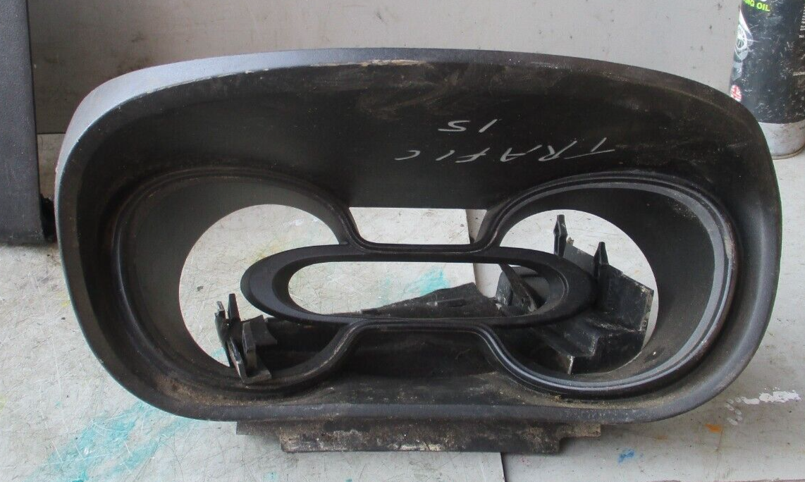 2015 VAUXHALL TRAFIC INSTRUMENT CLUSTER SPEEDO SURROUND TRIM 6810017678R