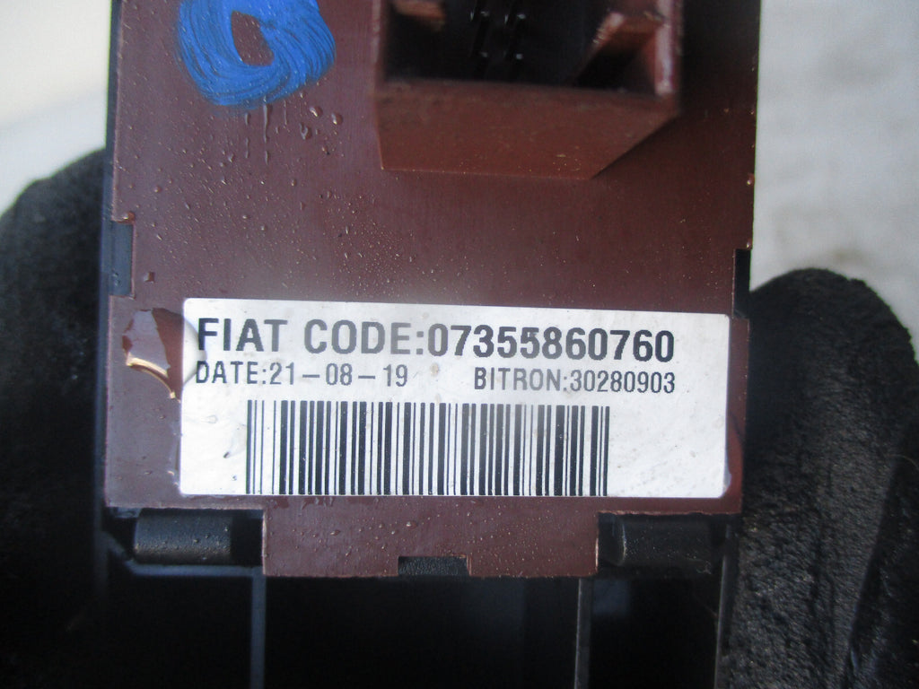 CITROEN RELAY 2020 HEADLIGHT CONTROL SWITCHES PANEL 07355860760