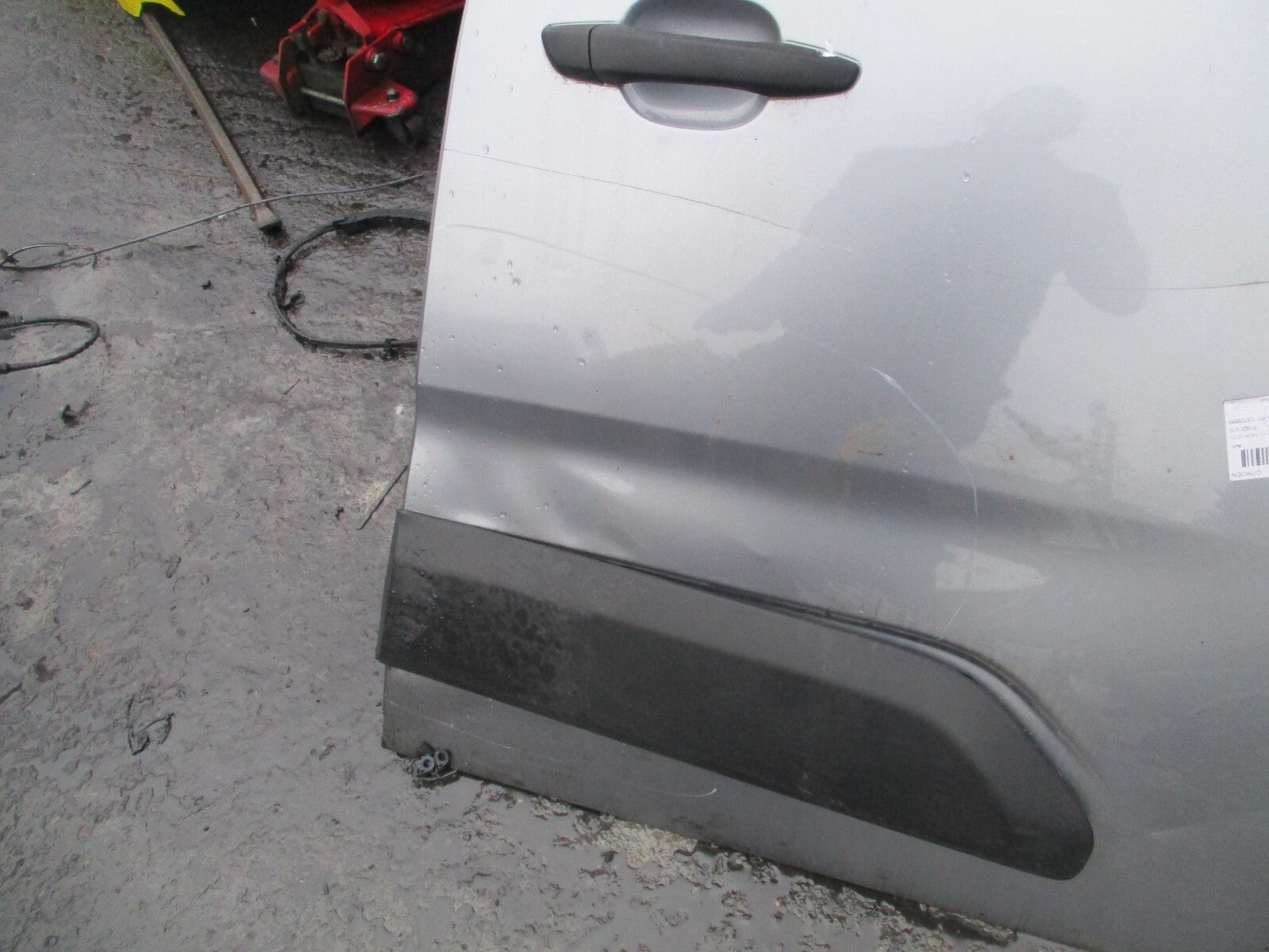 2019 CITROEN BERLINGO MK3 K9 NS PASSENGER SIDE BARE LOADING SLIDING DOOR GREY