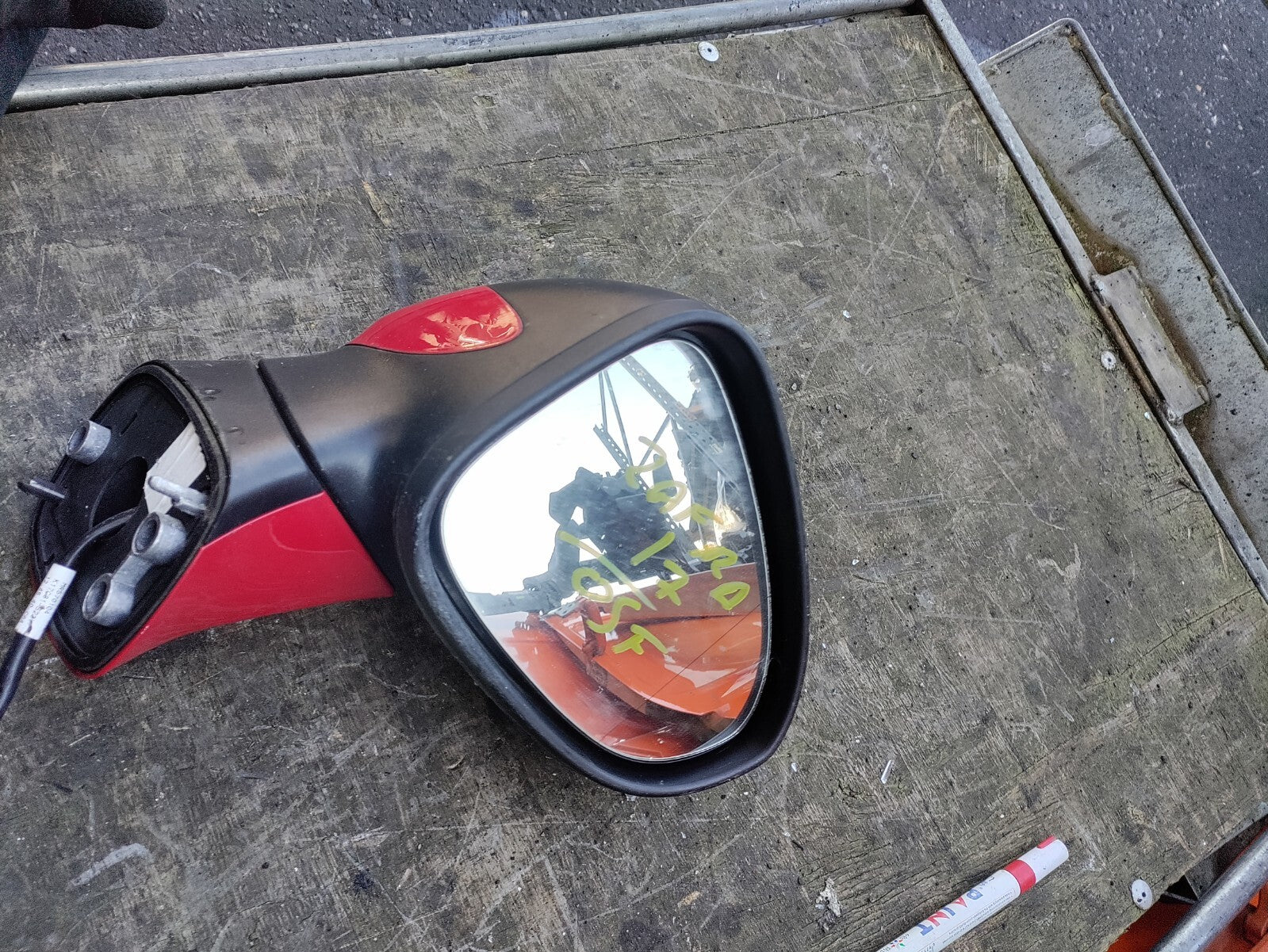 VAUXHALL ZAFIRA C MK3 OSF DRIVER SIDE WING MIRROR RED
