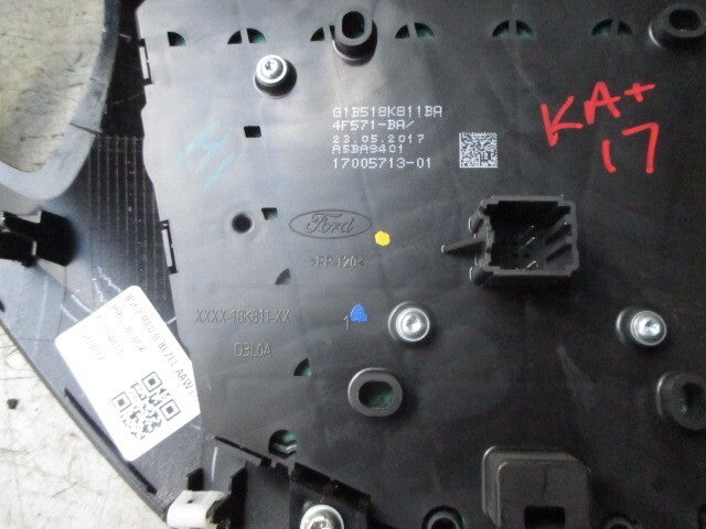 2017 FORD KA PLUS DASH RADIO PANEL G1B5-18835-AE37AE