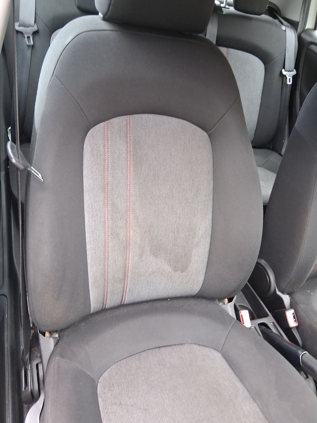 2014 FIAT PUNTO 5 DOOR MK3 OSF DRIVER SIDE FRONT RIGHT FABRIC SEAT