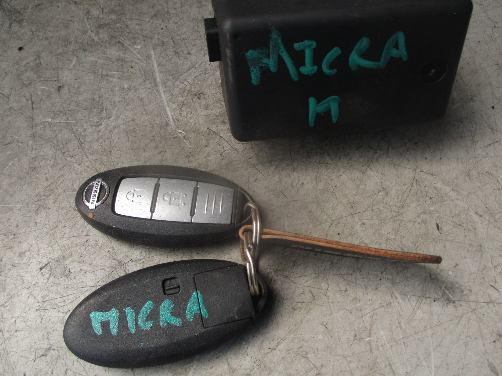 2019 NISSAN MICRA K14 MK5 IGNITION LOCK & REMOTE KEYS 487008065R