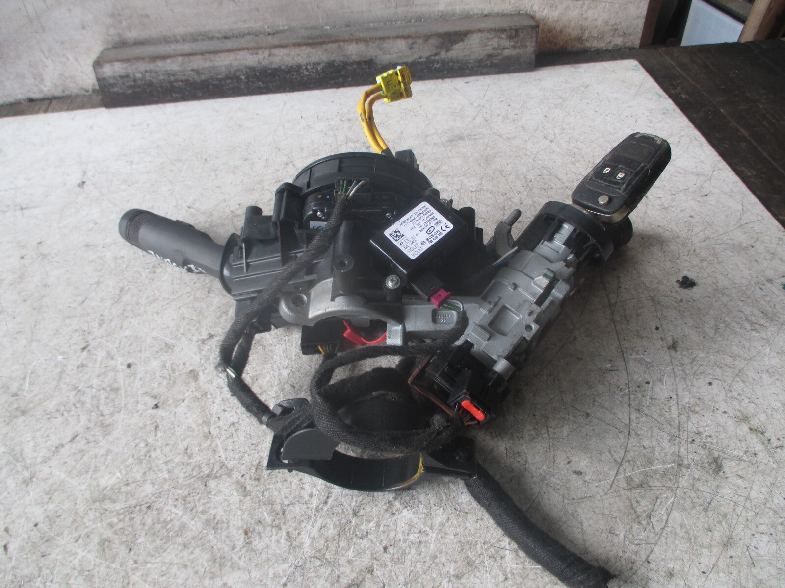 VAUXHALL INSIGNIA 2011 WIPER INDICATOR STALK IGNITION BARREL WITH KEY 20939745