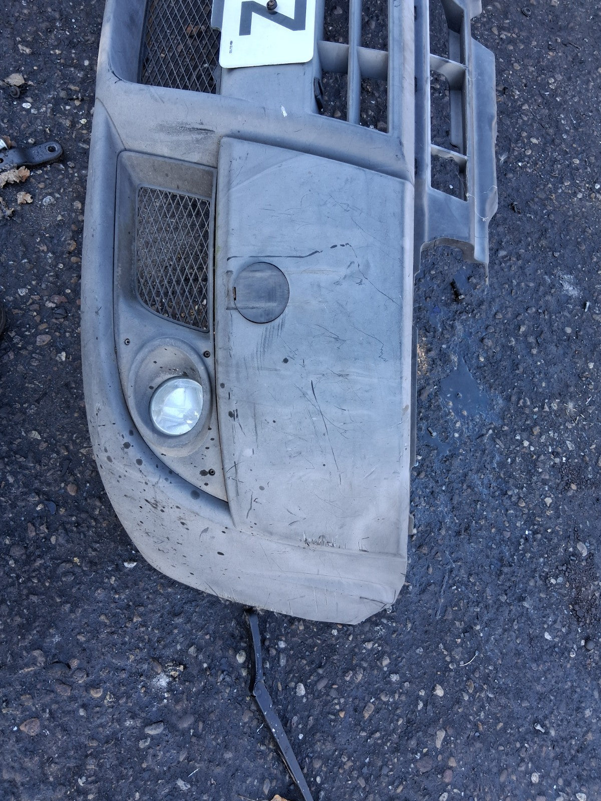 2010 FIAT DOBLO MK1 FRONT COMPLETE BUMPER WITH FOG LIGHT