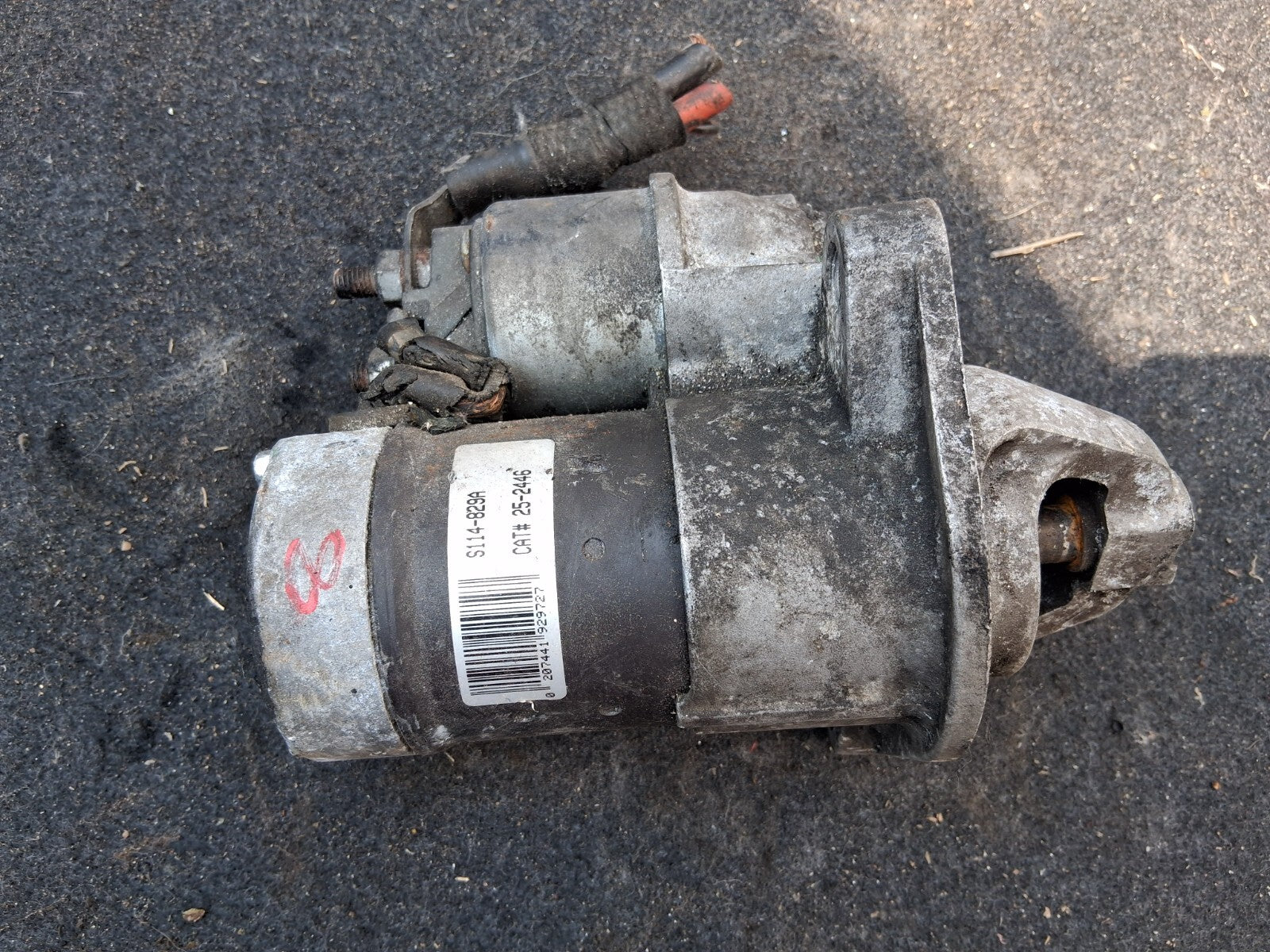 VAUXHALL ASTRA H 2005 1.7 DIESEL STARTER MOTOR S114829A
