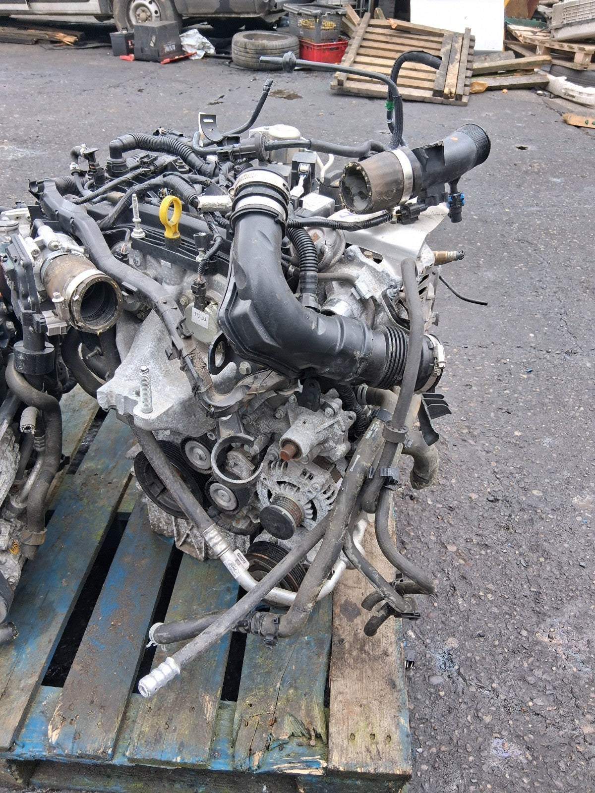 2021 FORD ECOSPORT 1.0 PETROL MANUAL BARE ENGINE WITH PUMPS AND INJECTORS M1JU