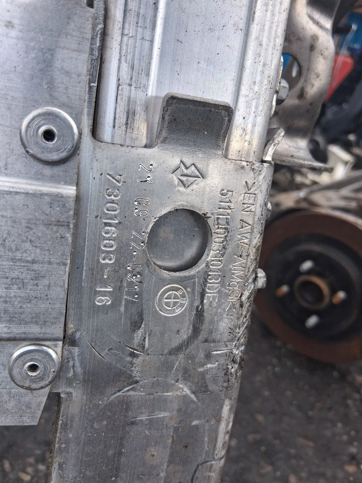 2022 BMW 2 SERIES F44 1.5 DIESEL RADIATOR SUPPORT BAR 7301604
