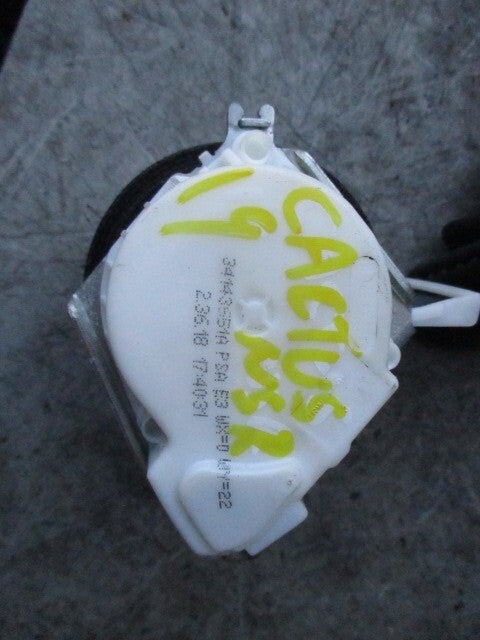 2019 CITROEN C4 CACTUS NSR PASSENGER SIDE REAR SEAT BELT  34143651A