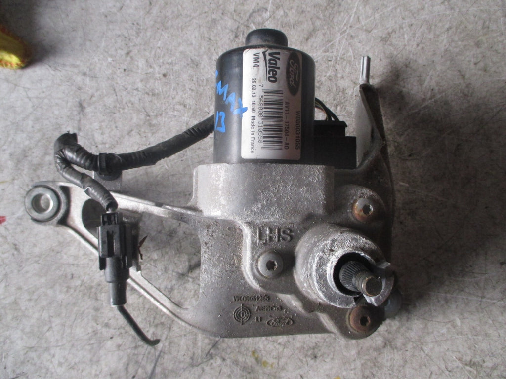 FORD B MAX 2013 FRONT LEFT PASSENGER SIDE WINDSCREEN WIPER MOTOR AV1117504AD