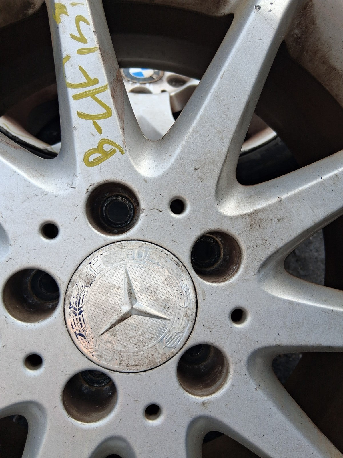 2008 MERCEDES B CLASS W245 17 INCH ALLOY WHEEL WITH TYRE 215/45R17