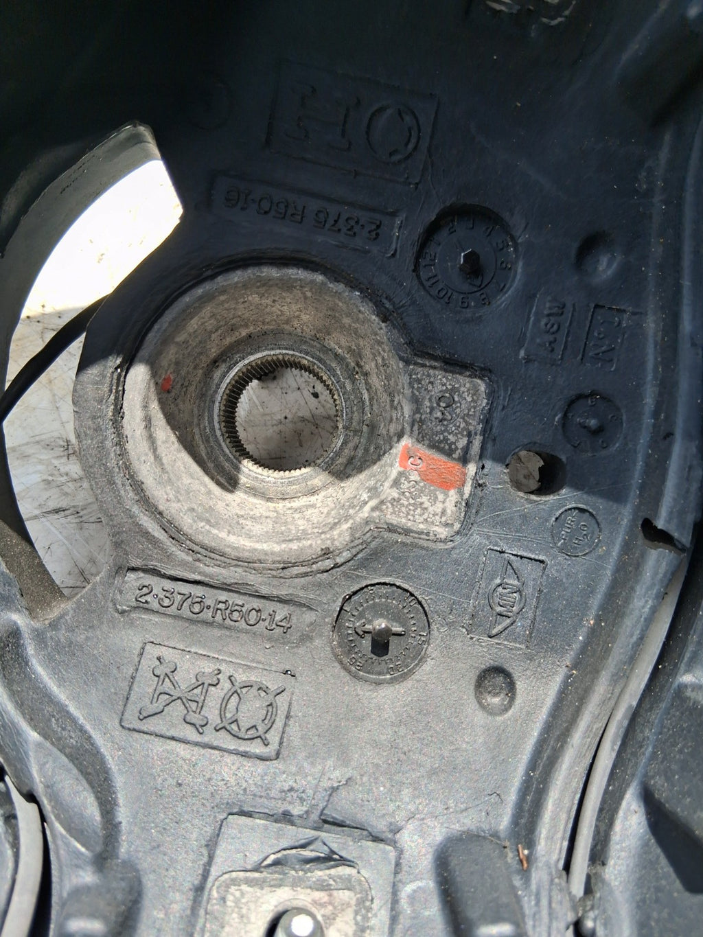 2003 MINI MULTIFUNCTIONAL STEERING WHEEL 2375R5016