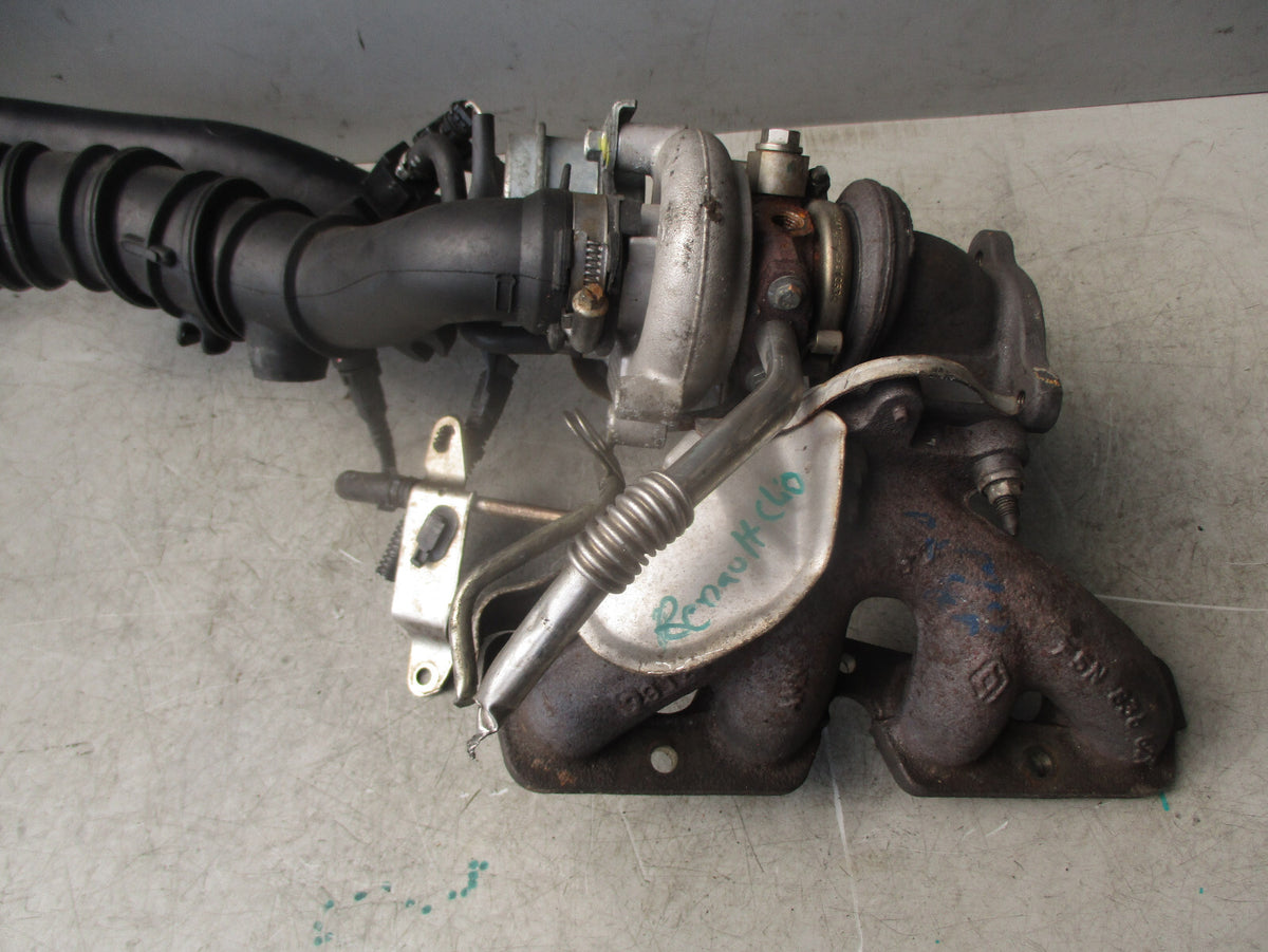 2011 RENAULT CLIO 1.2 PETROL TURBO TURBOCHARGER AND MANIFOLD 8200864964