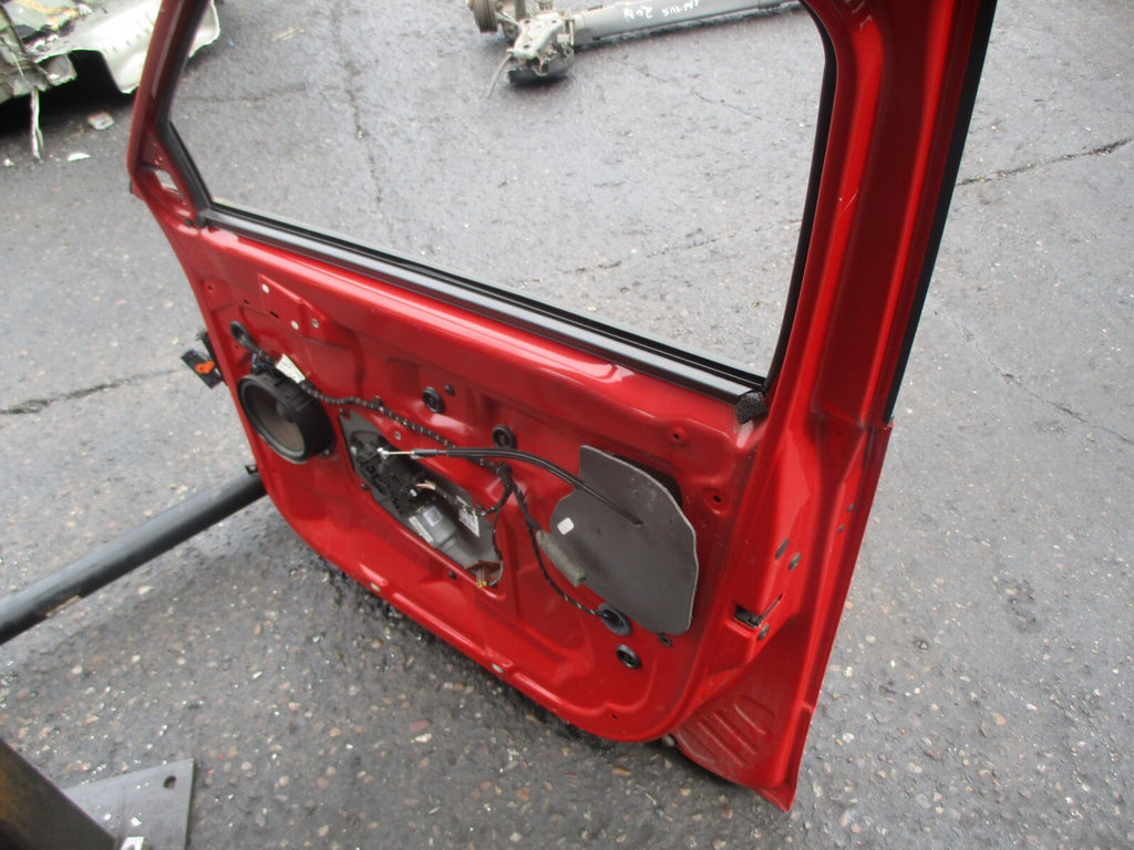 SKODA FABIA MK2 2009 OSF DRIVER SIDE FRONT DOOR RED