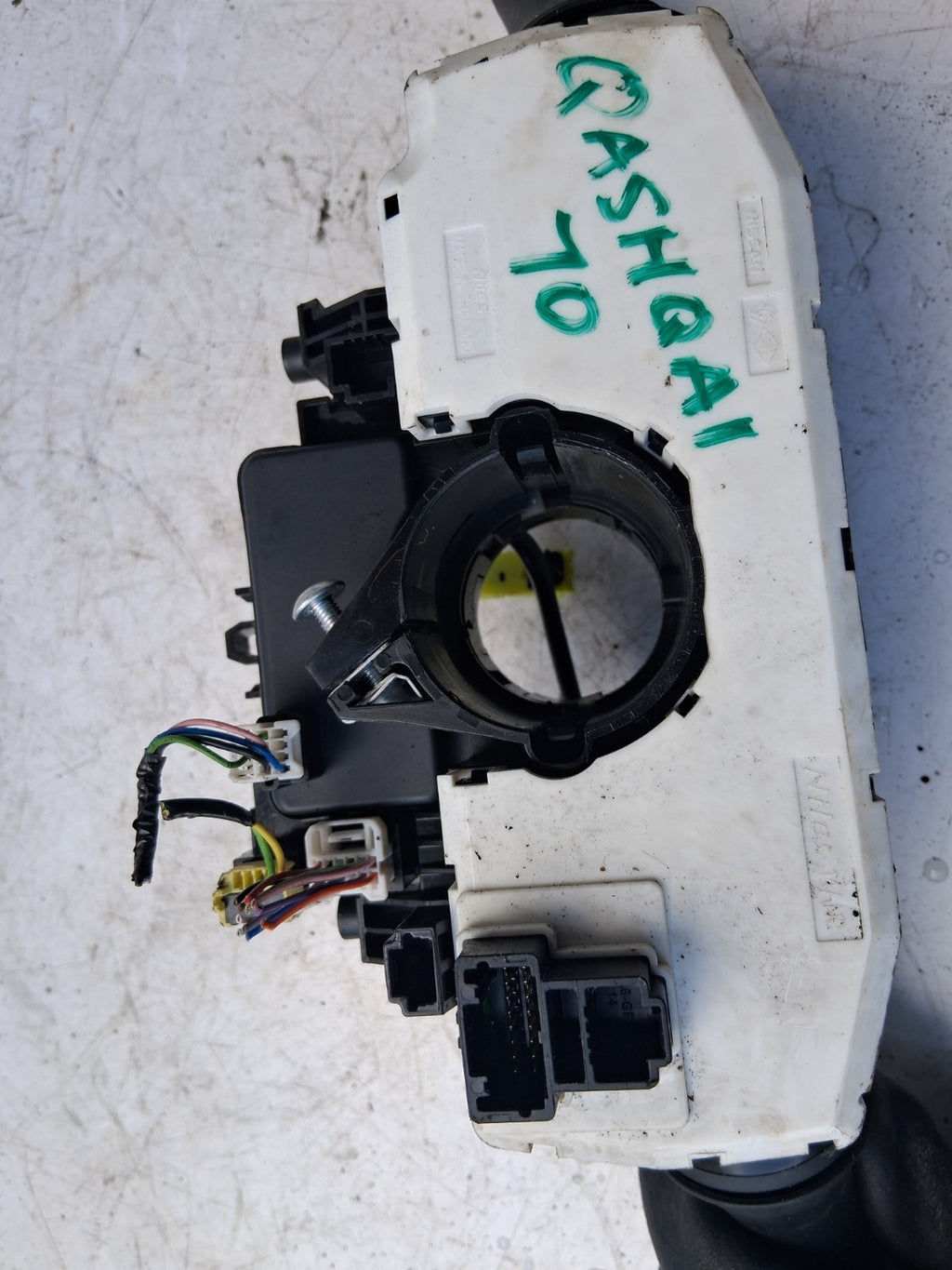 2020 NISSAN QASHQAI J11 INDICATOR WIPER SWITCH STALK SQUIB RING 255544EA0D