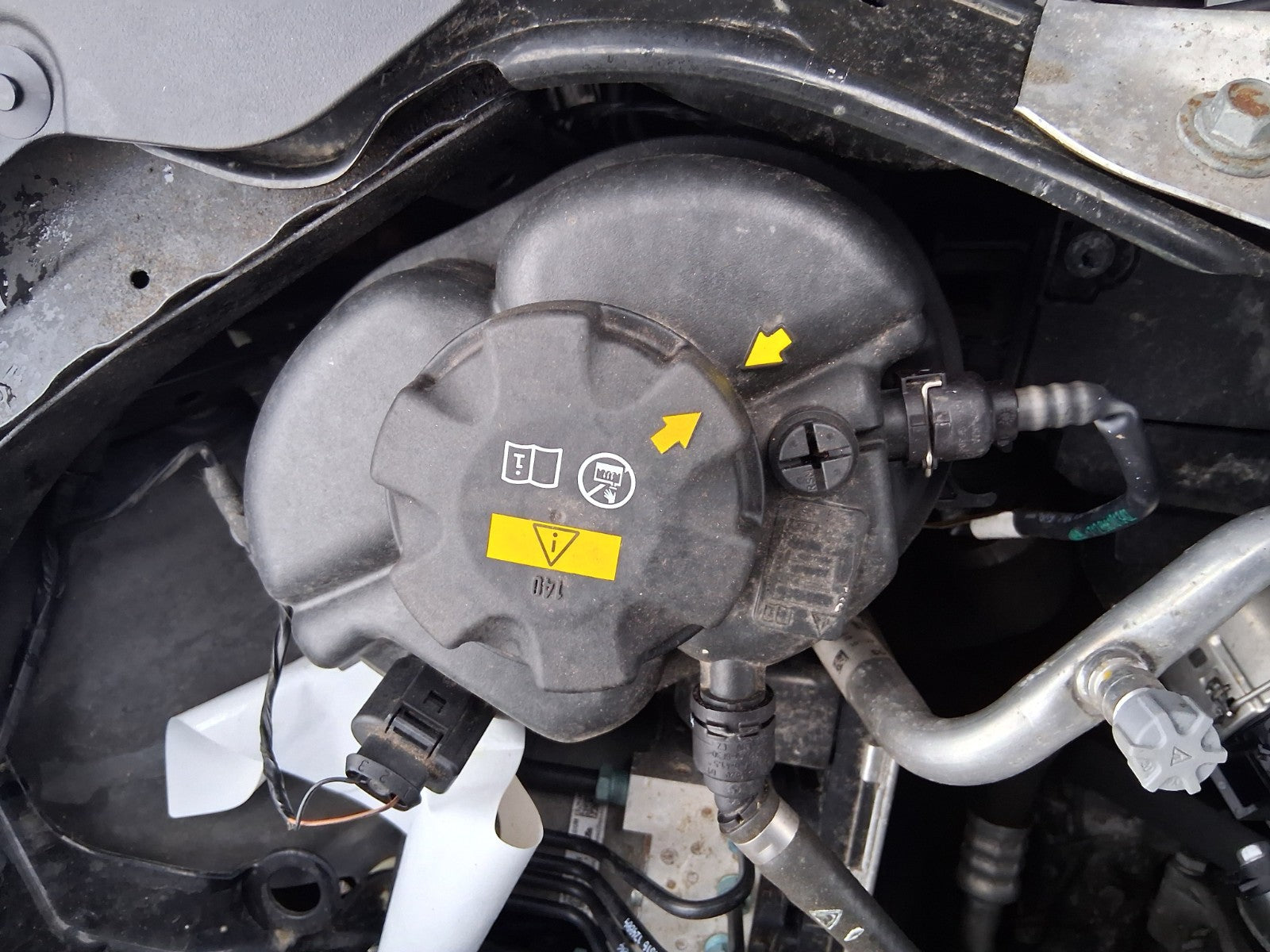 BMW 3 SERIES G20 2019 COOLANT WATER EXPANSION OVERFLOW TANK