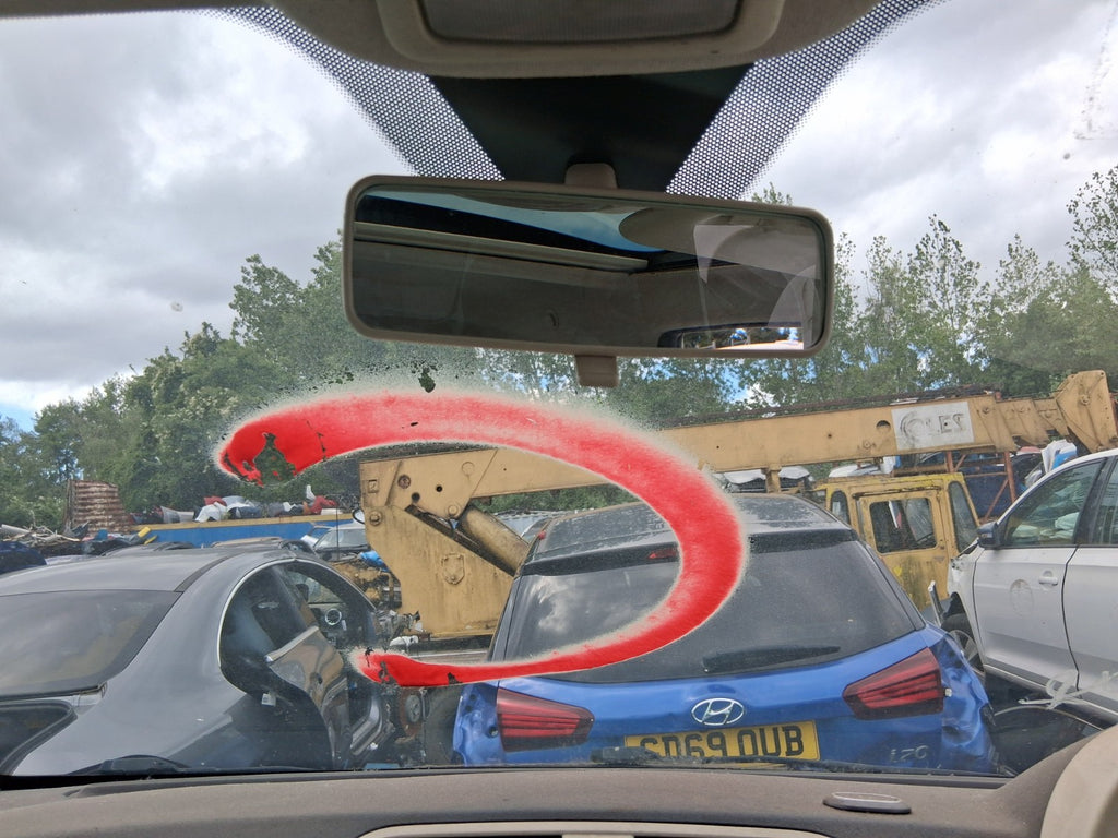 2015 FIAT 500 LOUNGE MK1 INTERIOR REAR VIEW MIRROR