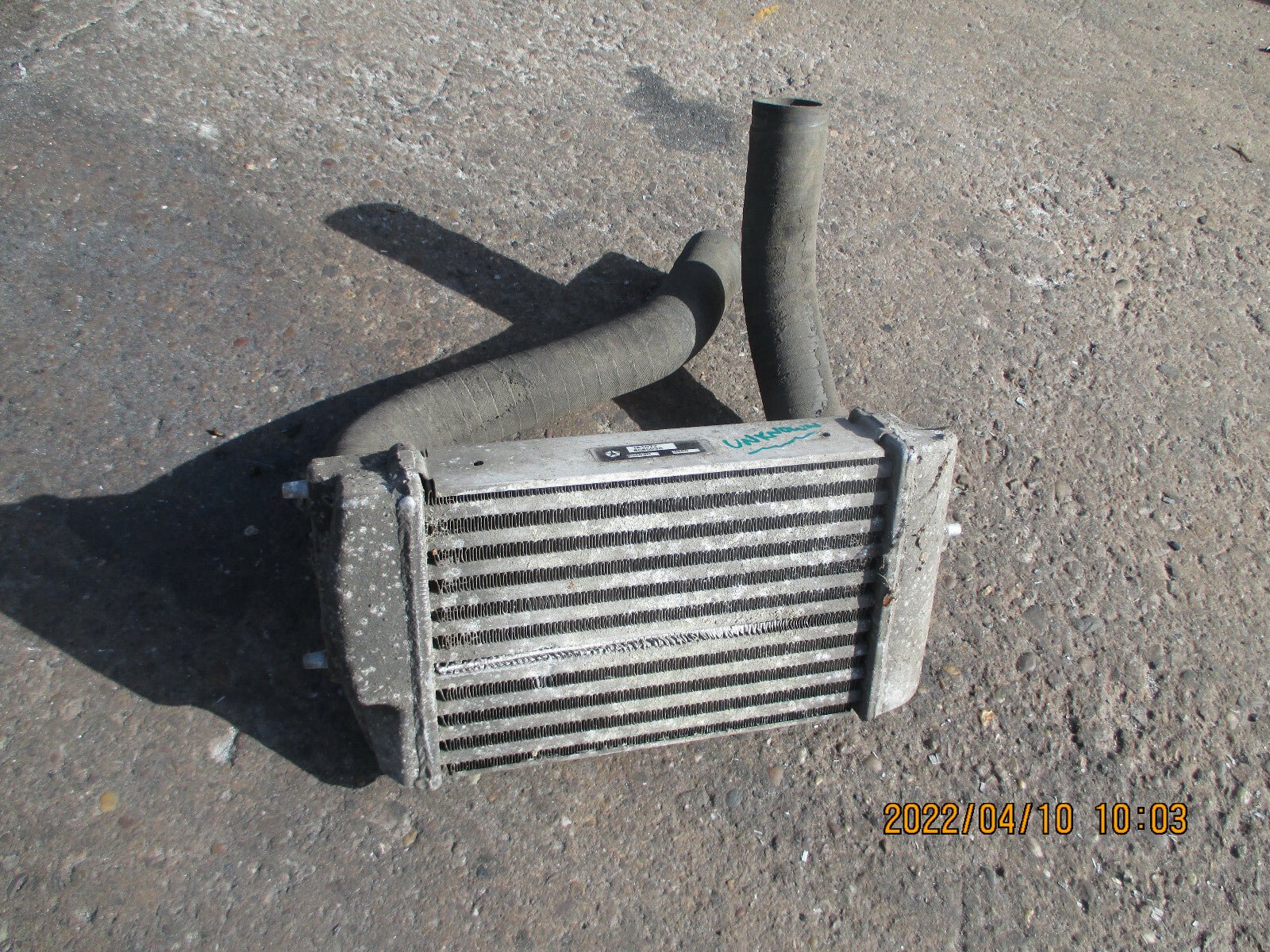CHRYSLER VOYAGER 2002 RADIATOR INTERCOOLER HEAT EXCHANGER 868503A