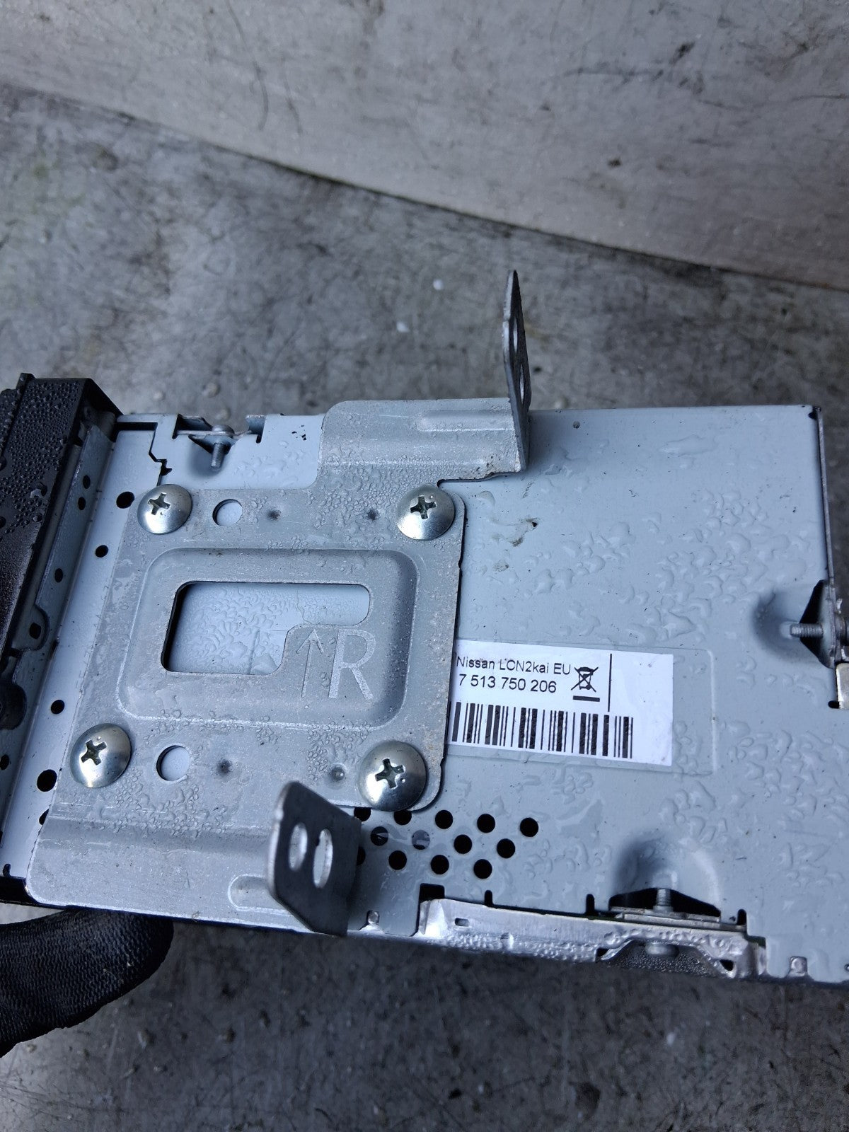 2016 NISSAN NOTE RADIO STEREO CD PLAYER SAT NAV HEAD UNIT 7513750206
