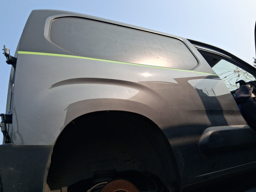 PEUGEOT PARTNER MK3 2022 OSR DRIVER SIDE REAR QUARTER PANEL CUT